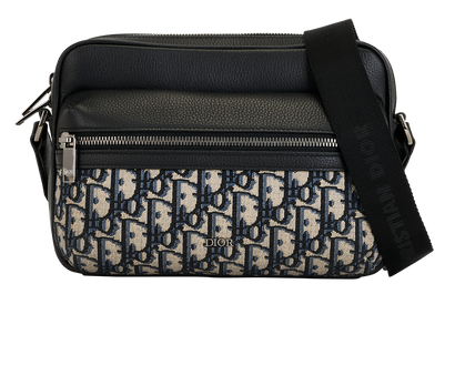 Rider 2.0, &pound;1,300, Handbags, Beige/Black/Navy, Canvas, Front view